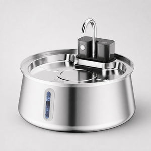 Fontaine à eau pour chat sans fil 4L Inox avec Capteur de Mouvement | ROCA