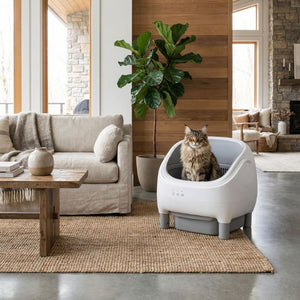 Litière autonettoyante connectée 76L | LUNA