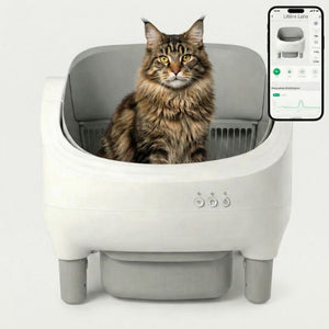 Litière autonettoyante connectée 76L | LUNA