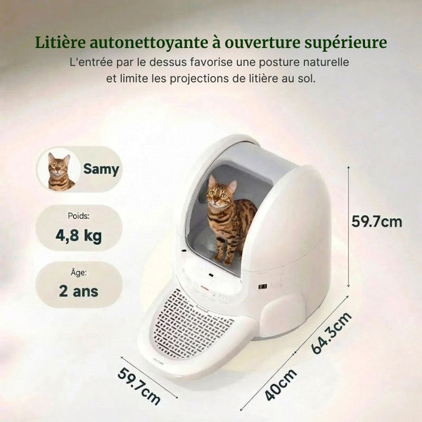 Litière Autonettoyante Connectée | NEXO