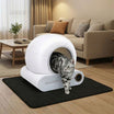 Tapis de litière pour chat anti-projections double couche
